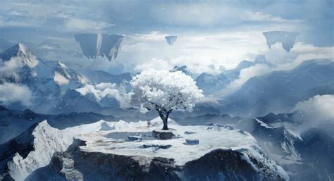 Steam 工作坊 :: White Tree - Snow | Landscape wallpaper, White tree, Tree desktop wallpaper