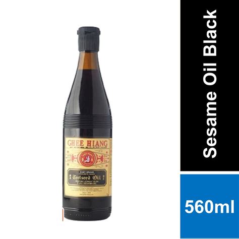 Ghee Hiang Baby Sesame Oil Black Label (560ml) | Shopee Malaysia