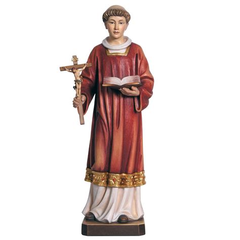 St Aloysius | Wood Carved Statue