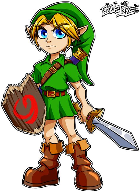 Young Link (TLoZ Ocarina of Time) by Emil-Inze on Newgrounds