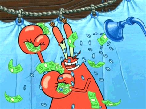 Mr Krabs Money GIF - Find & Share on GIPHY