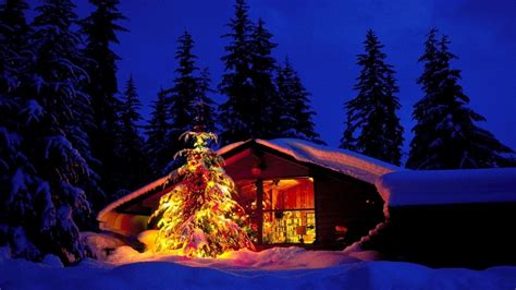 Christmas Cabin Wallpapers - Top Free Christmas Cabin Backgrounds - WallpaperAccess