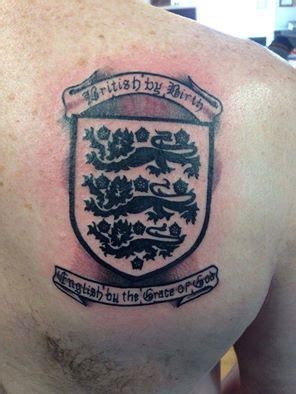 Don't see many of these very often. England 3 Lions badge done by Nathan | England tattoo ...