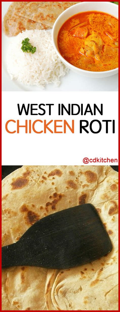 West Indian Chicken Roti Recipe | CDKitchen.com