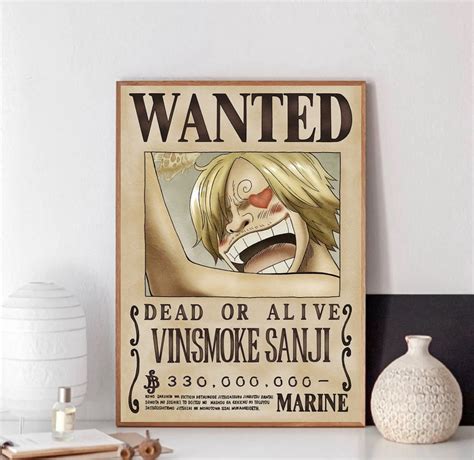 Sanji Wanted Poster