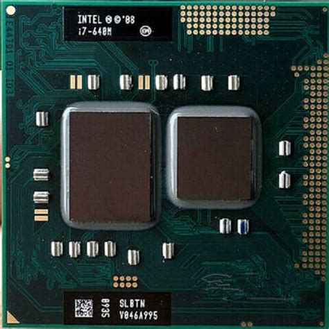 Intel Core i7-640M 2.8 GHz 4M Dual Core Processor Laptop CPU G1 SLBTN ...