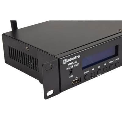 Adastra MM3260 Rack-Mount Mixer Amplifier with USB/FM/Bluetooth - Adastra from Inta Audio UK