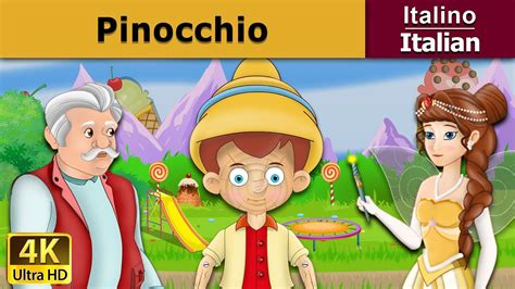 Pinocchio in Italian - favole per bambini - storie per bambini - 4K UHD ...