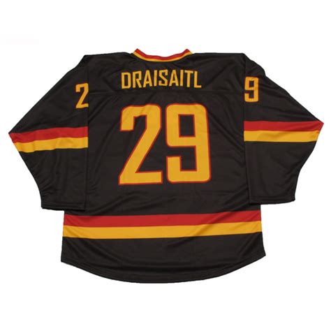 Leon Draisaitl Team Germany Hockey Jersey Dark