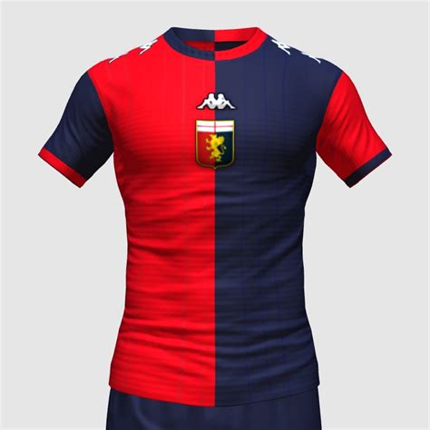 Genoa 22/23 home kit concept - FIFA 23 Kit Creator Showcase