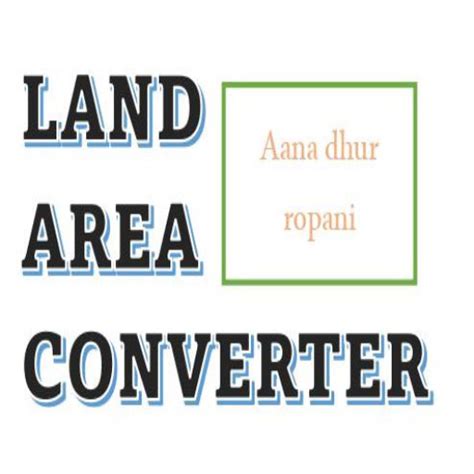 Land Area Converter - Apps on Google Play