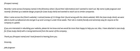 Reaching Out To Old Clients Email Template