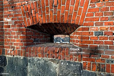 Crenel In The Wall Of The Old German Fort Stock Photo - Download Image ...