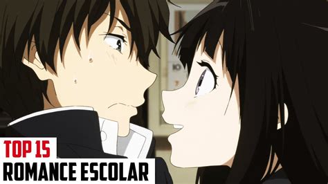 ANIMES DE ROMANCE ESCOLAR | TOP 15 - YouTube