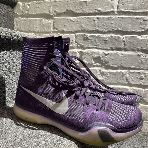 Kobe 10 high purple, size 14 - Depop