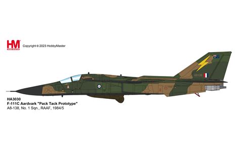 F-111C Aardvark, Pave Tack Prototype, A8-138, No. 1 Sqn., RAAF, 1984-85 ...