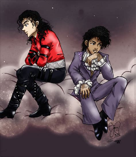 Prince And Michael Jackson - Michael Jackson Fan Art (37111826) - Fanpop