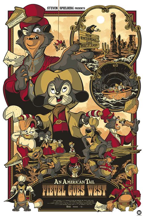 An American Tail: Fievel Goes West (1991) [700x1050] By Germain Mainger Barthélémy : r ...