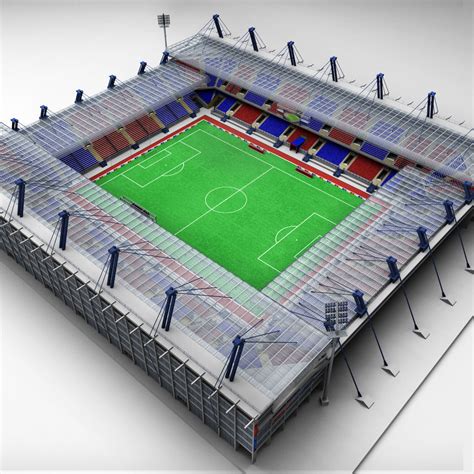 Soccer football stadium high detail 3D model | CGTrader