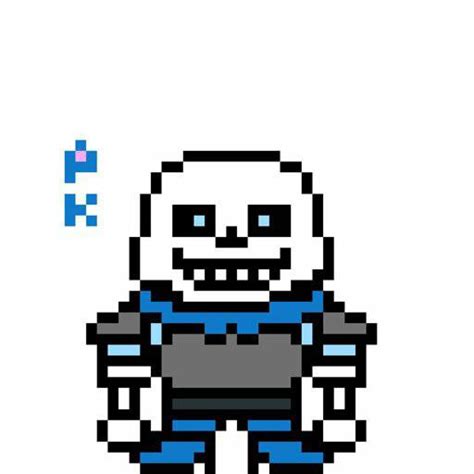 Canon UnderSwap Sans Overworld Sprite by PK2018 on DeviantArt