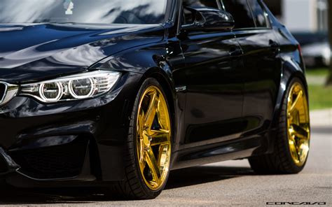 BMW M3 on 20″ Dubai Gold CW-5 – Concavo Wheels