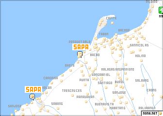 Sapa (Philippines) map - nona.net