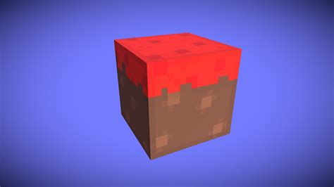 Minecraft Red Grass - Download Free 3D model by crocket37 [2e0d3e7] - Sketchfab