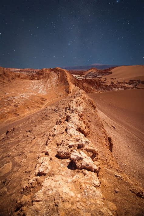 Milky Way In The Night Sky Of Atacama Desert Chile Stock Image - Image of night, atacama: 124684615