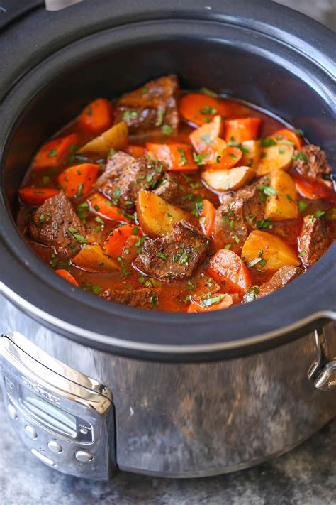 Slow Cooker Beef Stew - Damn Delicious