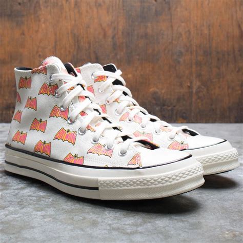 Converse x Batman Men Chuck 70 Hi white egret pink black