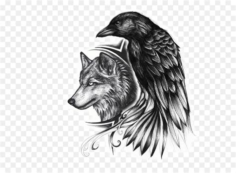 Gray wolf Tattoo Drawing Clip art - wolf avatar png download - 600*581 ...