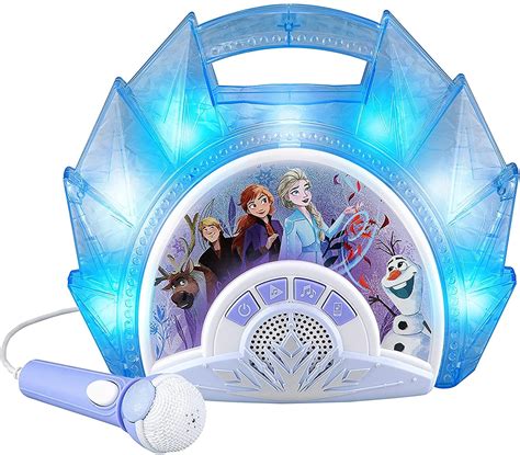 Buy Frozen Anna & Elsa Sing Along Boombox With Real Working Microphone, Built In Music and MP3 ...