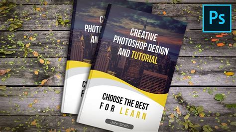 How to Make a Book Cover Design in Photoshop, Photoshop Tutorial - YouTube