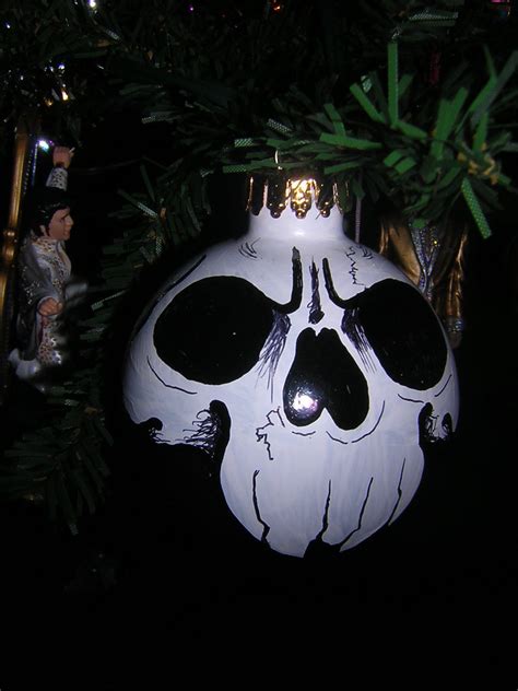 New Ornaments | Nifty hand-painted skull ornament, bought on… | Flickr