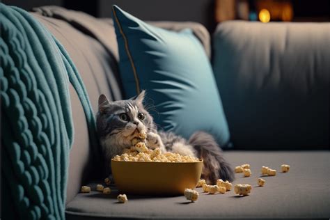 Can Cats Eat Popcorn? - Fluffy Tamer