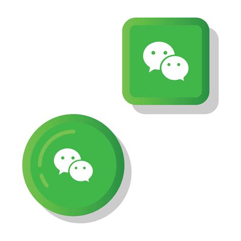 Wechat icon design 7243098 Vector Art at Vecteezy