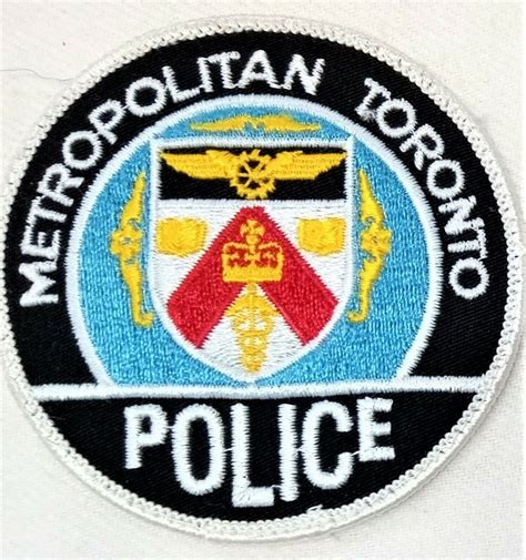 POST WW2 ERA OBSOLETE CANADA METROPOLITAN TORONTO POLICE FORCE UNIFORM PATCH – JB Military Antiques