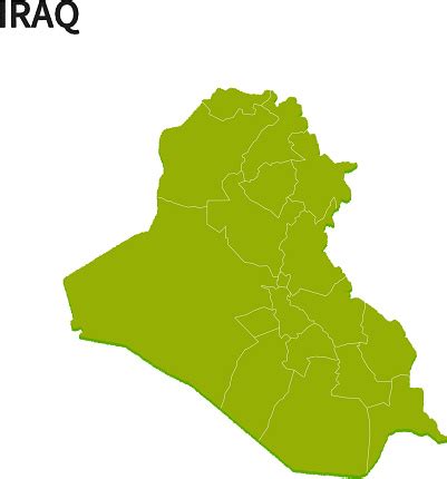 Map Of Provinces In Iraq Stock Illustration - Download Image Now ...