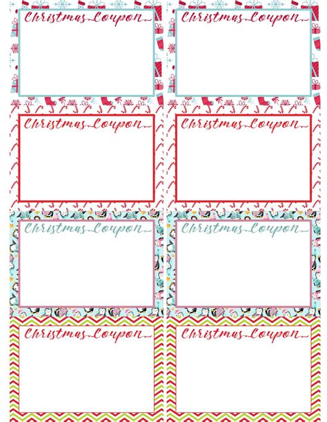 Christmas coupon printable, new in the FREE printable library