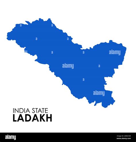Ladakh map of indian states hi-res stock photography and images - Alamy