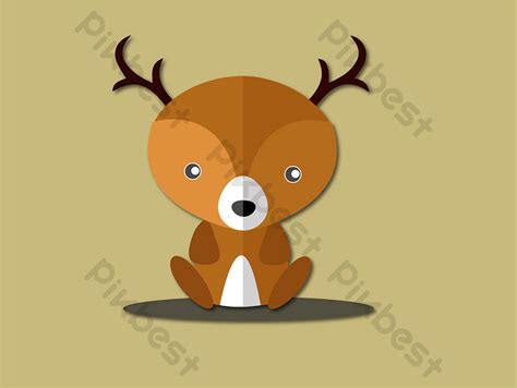 Fawn Animal Free Drawing Design Element PNG Images | PSD Free Download ...