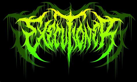 Executioner | Metallica art, Metal band logos, Tattoo lettering fonts