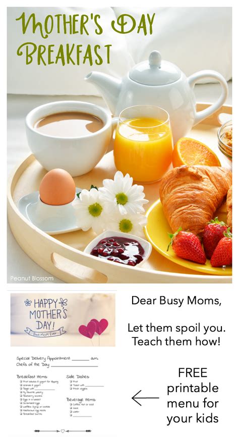 10 Mother's Day Breakfast Ideas for Kids - Peanut Blossom