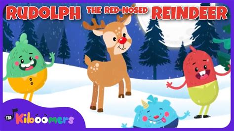 Rudolph the Red Nosed Reindeer - The Kiboomers Preschool Christmas Song for Kids Video ...