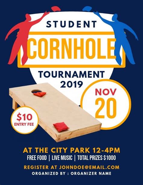 Cornhole Tournament | Cornhole tournament, Gaming posters, Cornhole