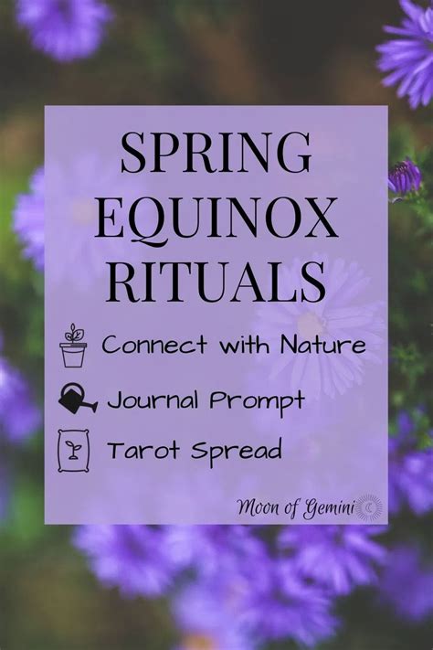 3 Simple Spring Equinox Rituals To Celebrate Ostara • Moon of Gemini ...