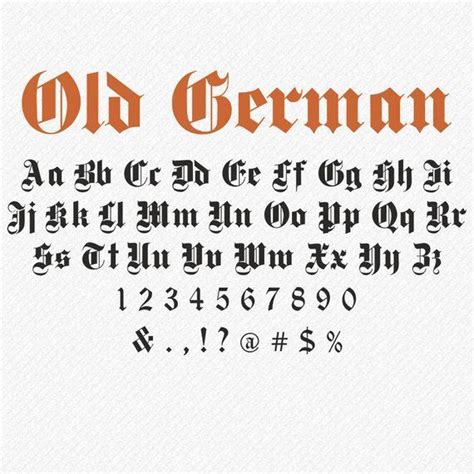 Alte deutsche Schrift SVG, alte deutsche Schrift, alte gotische SVG ...