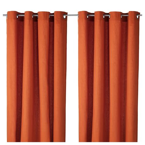 Products | Orange curtains, Ikea curtains, Curtains with blinds