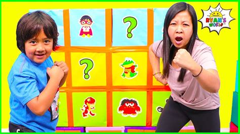 Smash Box Surprise Minute to Win it games with Ryan's World!!! - YouTube