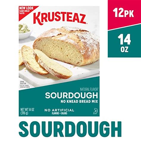 Krusteaz Artisan Sourdough Flavored Bread Mix, No Knead, 14 Oz Boxes (Pack of 12) | Weekly Ads ...